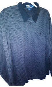 Polo by Ralph Lauren XL two tone long sleeve polo